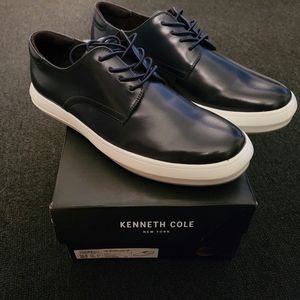 Mens Kenneth Cole "Mover Lace-Up Sneaker" Size: 10 1/2 Navy Bleu Marine Armada